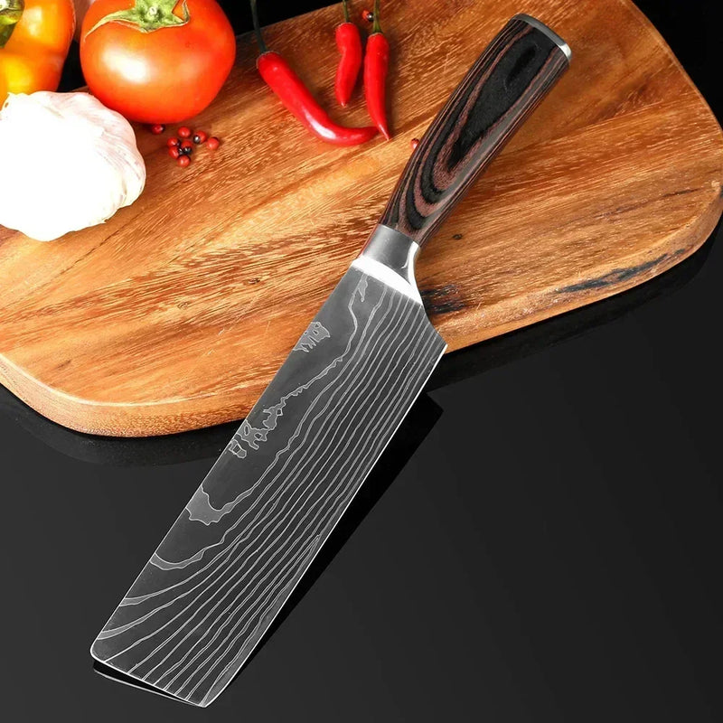 Professional Damascus Kitchen Knives
