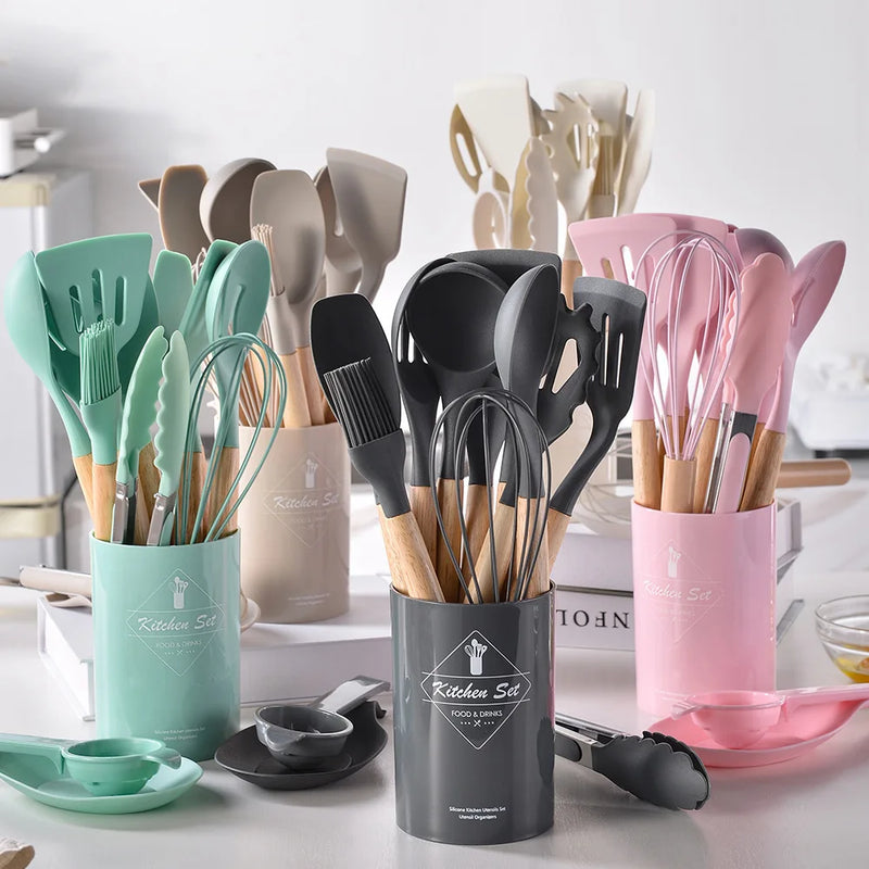Non-Stick Silicone Cookware Set