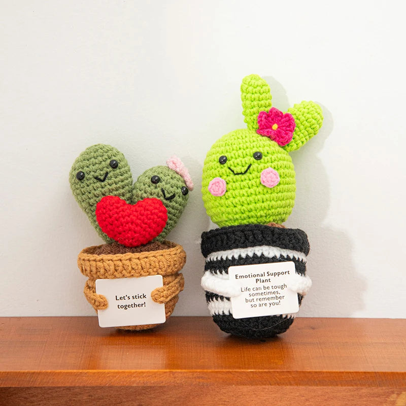 Mini Cute Crochet Potted Plants