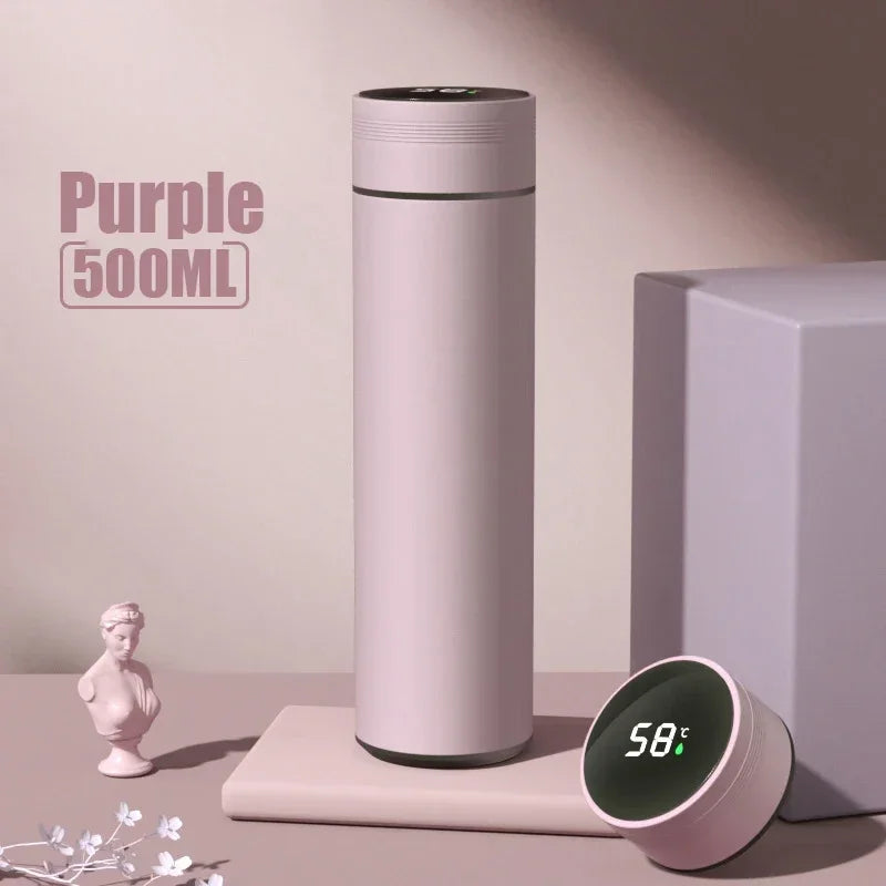 500ML Temperature Display Thermos Cup Stainless