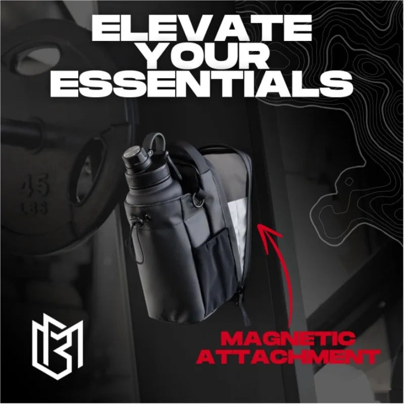 Magnetic Water Bottle Bag Large Capacity