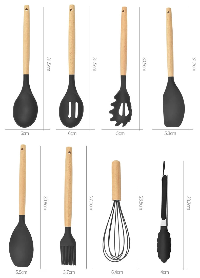 Non-Stick Silicone Cookware Set