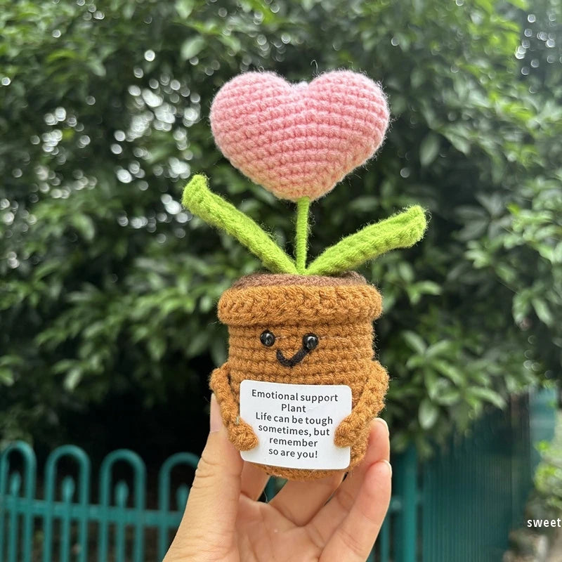 Mini Cute Crochet Potted Plants
